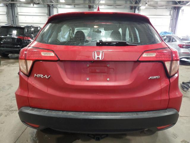 3CZRU6H33JG708702 - 2018 HONDA HR-V LX RED photo 6