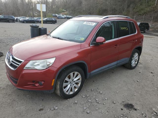 WVGBV7AX8AW000630 - 2010 VOLKSWAGEN TIGUAN SE RED photo 1