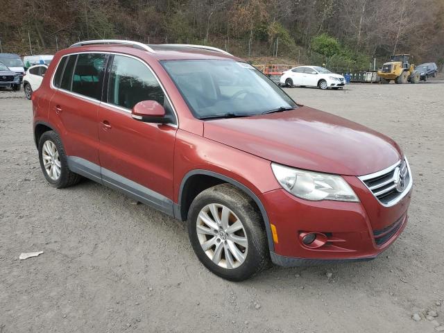 WVGBV7AX8AW000630 - 2010 VOLKSWAGEN TIGUAN SE RED photo 4