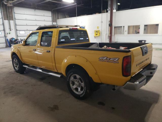 1N6MD29Y44C421604 - 2004 NISSAN FRONTIER CREW CAB SC YELLOW photo 2