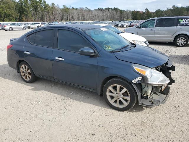 3N1CN7AP1FL817415 - 2015 NISSAN VERSA S BLUE photo 4