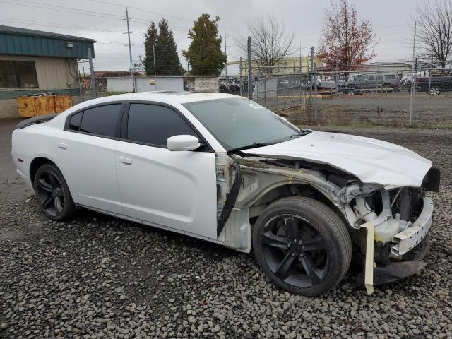 2C3CDXHG7EH227494 - 2014 DODGE CHARGER SXT WHITE photo 4