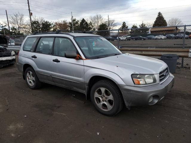 JF1SG65613H709228 - 2003 SUBARU FORESTER 2.5XS SILVER photo 4