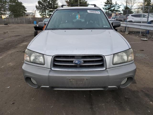 JF1SG65613H709228 - 2003 SUBARU FORESTER 2.5XS SILVER photo 5