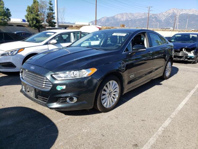 3FA6P0SU9ER122570 - 2014 FORD FUSION TITANIUM PHEV BLACK photo 1