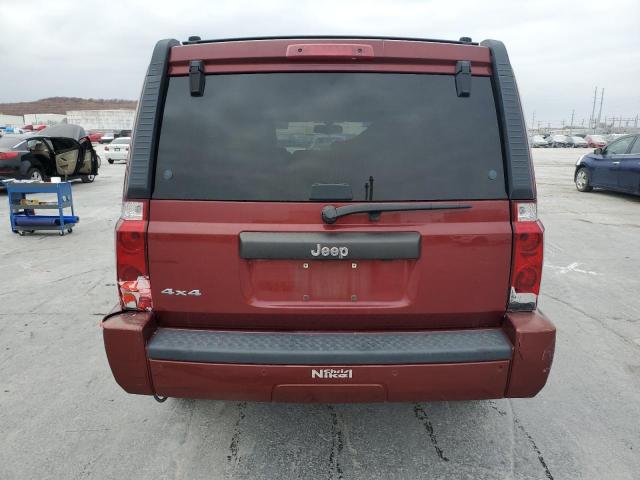 1J8HG48K47C545874 - 2007 JEEP COMMANDER 红色 照片 6