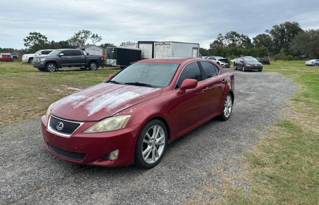 JTHBE262165001506 - 2006 LEXUS IS 350 RED photo 2