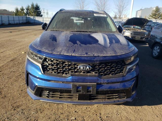 5XYRHDLF9MG055991 - 2021 KIA SORENTO EX BLUE photo 5