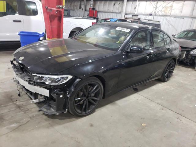 WBA5R7C58KAE82614 - 2019 BMW 330XI BLACK photo 1