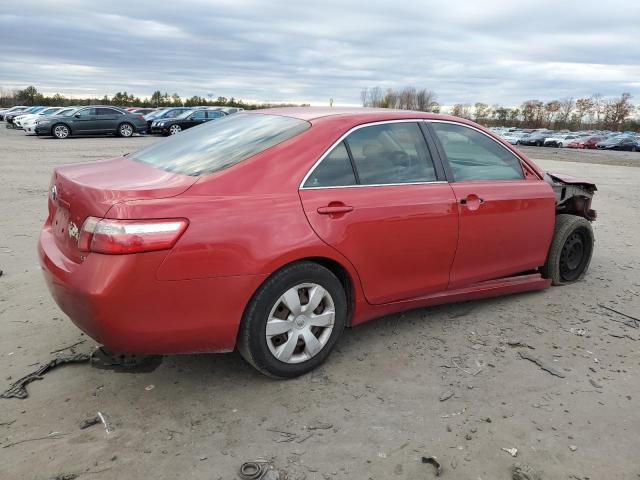 4T1BE46K67U134519 - 2007 TOYOTA CAMRY CE RED photo 3