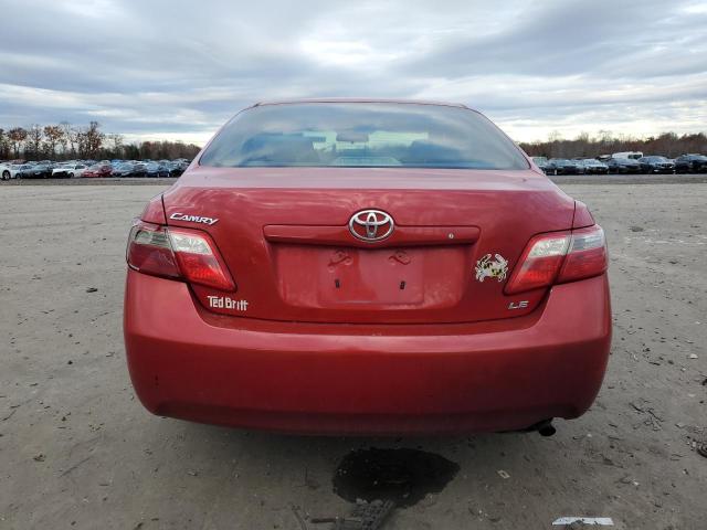 4T1BE46K67U134519 - 2007 TOYOTA CAMRY CE RED photo 6