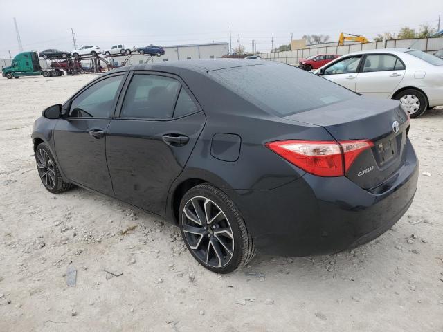 5YFBURHE7KP873349 - 2019 TOYOTA COROLLA L BLACK photo 2