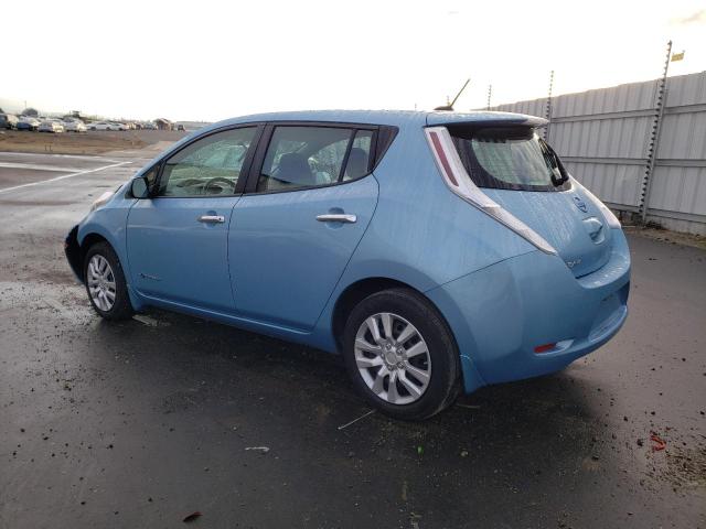 1N4AZ0CP1FC322467 - 2015 NISSAN LEAF S BLUE photo 2