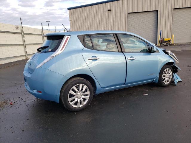 1N4AZ0CP1FC322467 - 2015 NISSAN LEAF S BLUE photo 3