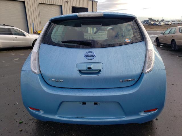 1N4AZ0CP1FC322467 - 2015 NISSAN LEAF S BLUE photo 6