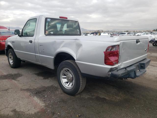 1FTYR10D84PA37957 - 2004 FORD RANGER SILVER photo 2