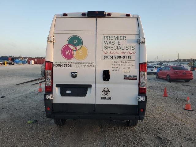 3C6TRVDG6HE550191 - 2017 RAM PROMASTER 2500 HIGH WHITE photo 6