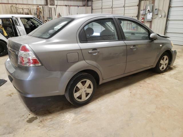 KL1TD56617B050843 - 2007 CHEVROLET AVEO BASE GRAY photo 3