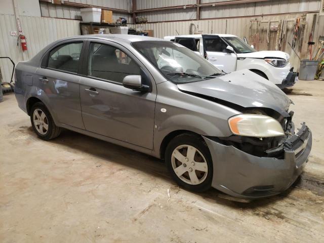 KL1TD56617B050843 - 2007 CHEVROLET AVEO BASE GRAY photo 4