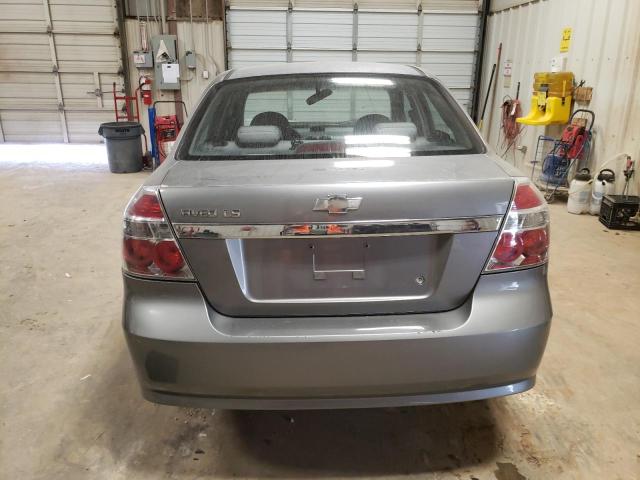 KL1TD56617B050843 - 2007 CHEVROLET AVEO BASE GRAY photo 6