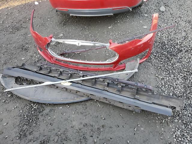 5YJSA1AC1DFP10178 - 2013 TESLA MODEL S Կարմիր լուսանկար 12