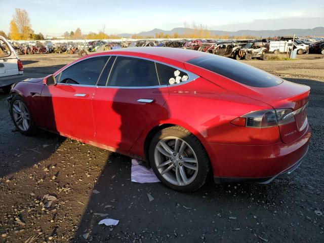 5YJSA1AC1DFP10178 - 2013 TESLA MODEL S Կարմիր լուսանկար 2