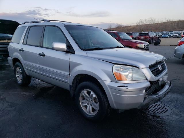 2HKYF18685H510381 - 2005 HONDA PILOT EXL SILVER photo 4