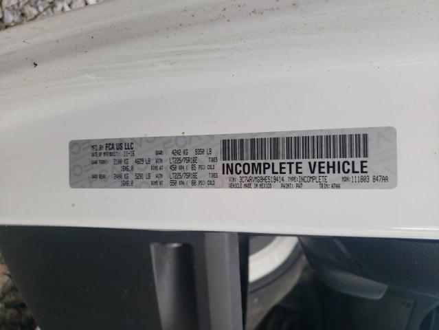 3C7WRVMG9HE519414 - 2017 RAM RAM PROMST 3500 STANDARD Weiß Foto 12