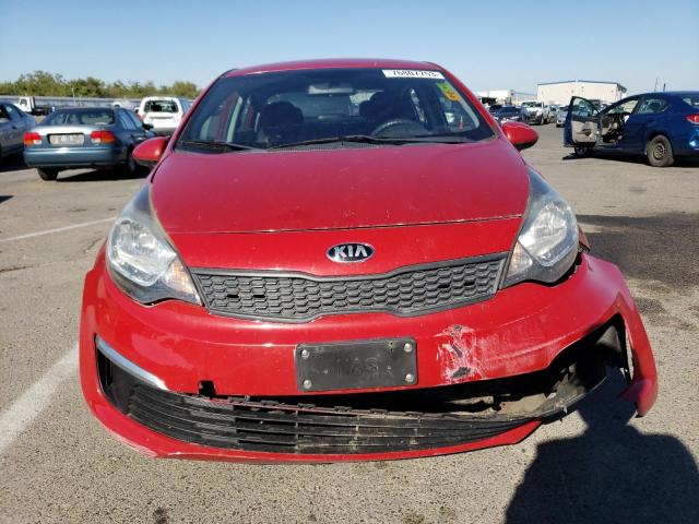 KNADM4A34H6027083 - 2017 KIA RIO LX RED photo 5