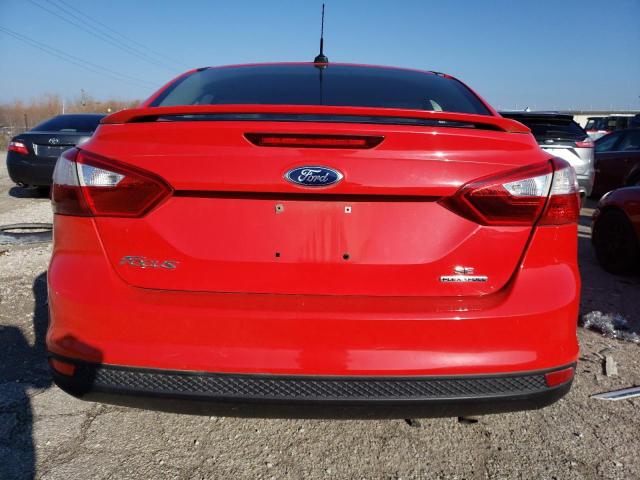 1FADP3F2XDL312487 - 2013 FORD FOCUS SE RED photo 6