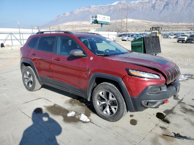 1C4PJMBSXHW545195 - 2017 JEEP CHEROKEE TRAILHAWK წითელი ფოტო 4