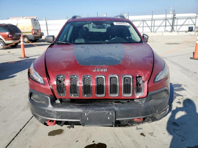 1C4PJMBSXHW545195 - 2017 JEEP CHEROKEE TRAILHAWK RED photo 5
