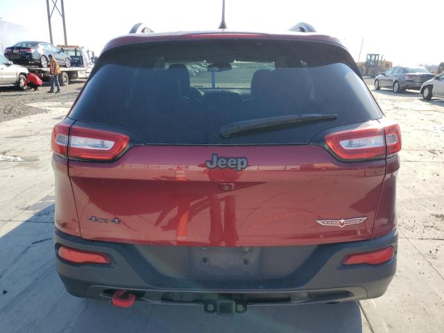 1C4PJMBSXHW545195 - 2017 JEEP CHEROKEE TRAILHAWK წითელი ფოტო 6