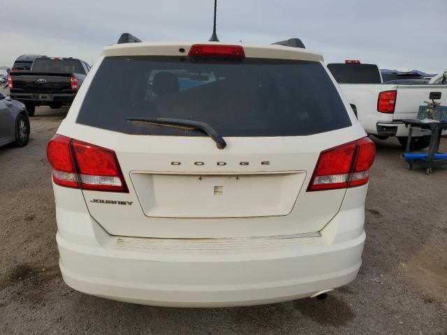 3C4PDCAB5CT206765 - 2012 DODGE JOURNEY SE WHITE photo 6