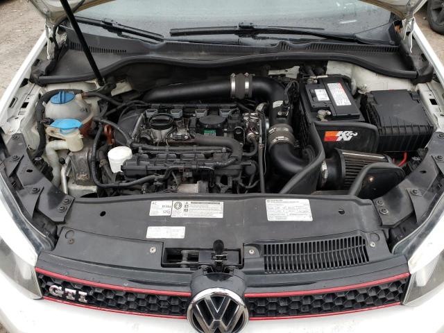 WVWHV7AJ1CW022353 - 2012 VOLKSWAGEN GTI WHITE photo 11