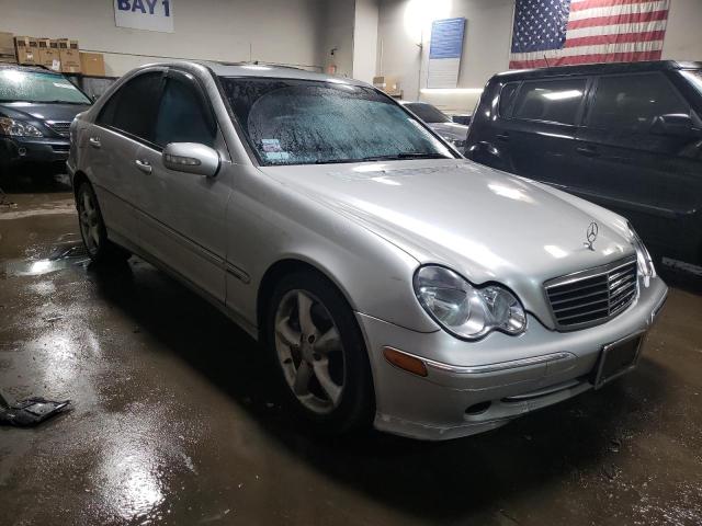 WDBRF40J64F522509 - 2004 MERCEDES-BENZ C 230K SPORT SEDAN SILVER photo 4