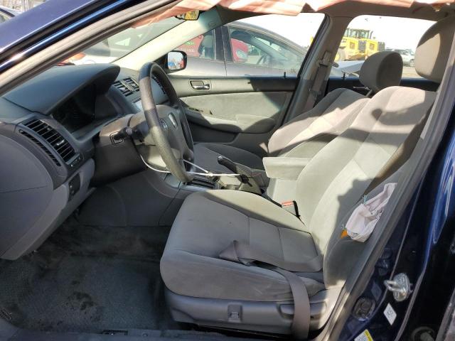 1HGCM56765A045739 - 2005 HONDA ACCORD EX BLUE photo 7