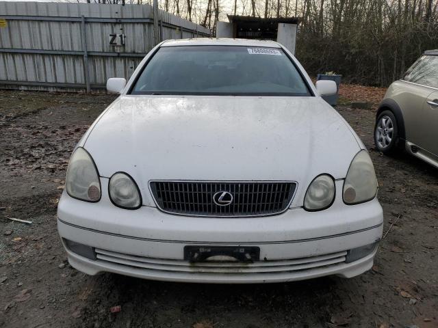 JT8BD68S3X0052835 - 1999 LEXUS GS 300 WHITE photo 5