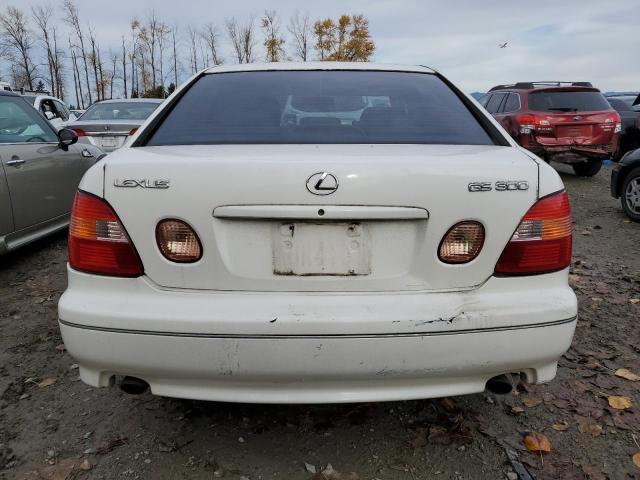 JT8BD68S3X0052835 - 1999 LEXUS GS 300 WHITE photo 6