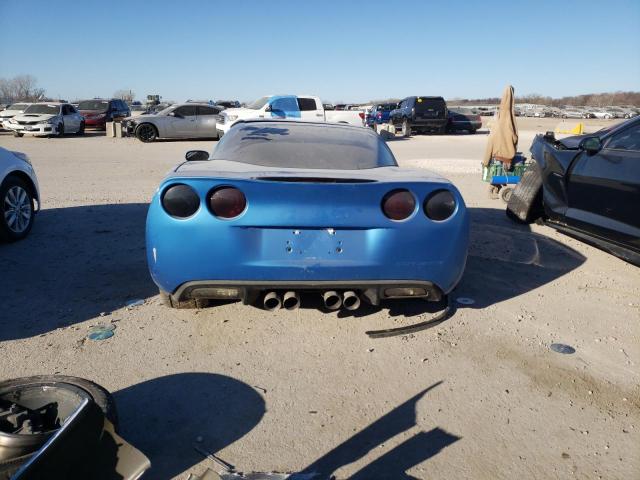 1G1YY26W995102957 - 2009 CHEVROLET CORVETTE BLUE photo 6