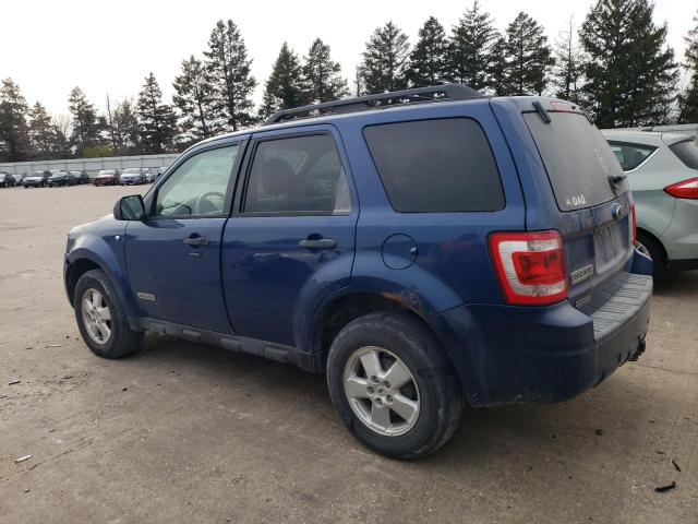 1FMCU93148KD57221 - 2008 FORD ESCAPE XLT BLUE photo 2