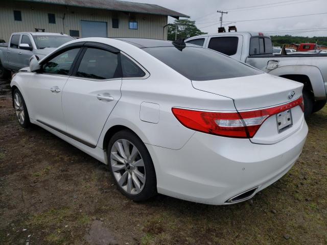 KMHFH4JG6CA127397 - 2012 HYUNDAI AZERA GLS WHITE photo 2