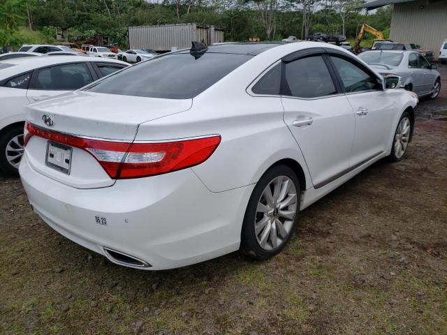 KMHFH4JG6CA127397 - 2012 HYUNDAI AZERA GLS WHITE photo 3