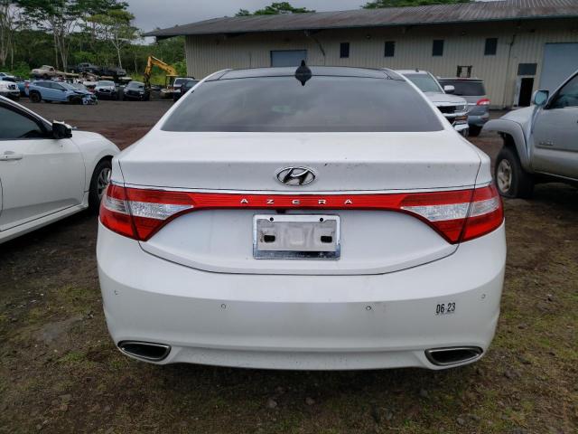 KMHFH4JG6CA127397 - 2012 HYUNDAI AZERA GLS WHITE photo 6