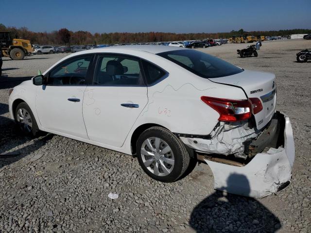 3N1AB7AP8JY330532 - 2018 NISSAN SENTRA S WHITE photo 2