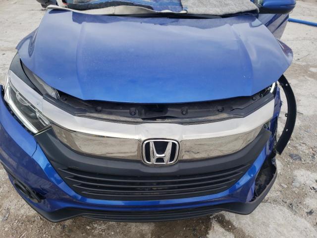 3CZRU6H5XLM736910 - 2020 HONDA HR-V EX BLUE photo 11