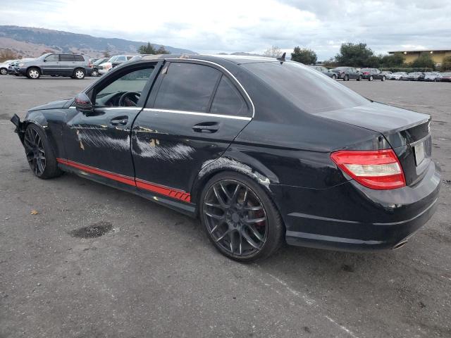 WDDGF5EB7BR151782 - 2011 MERCEDES-BENZ C 300 BLACK photo 2