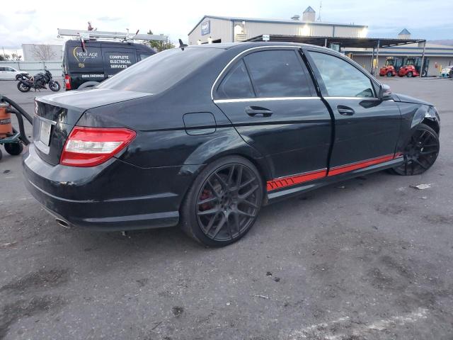 WDDGF5EB7BR151782 - 2011 MERCEDES-BENZ C 300 BLACK photo 3