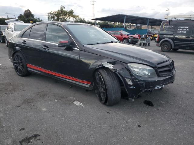 WDDGF5EB7BR151782 - 2011 MERCEDES-BENZ C 300 BLACK photo 4