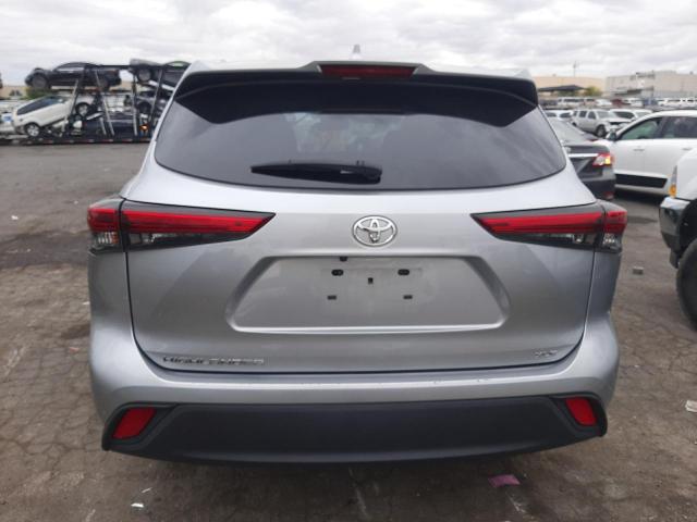 5TDGZRAH2MS064038 - 2021 TOYOTA HIGHLANDER XLE GRAY photo 6